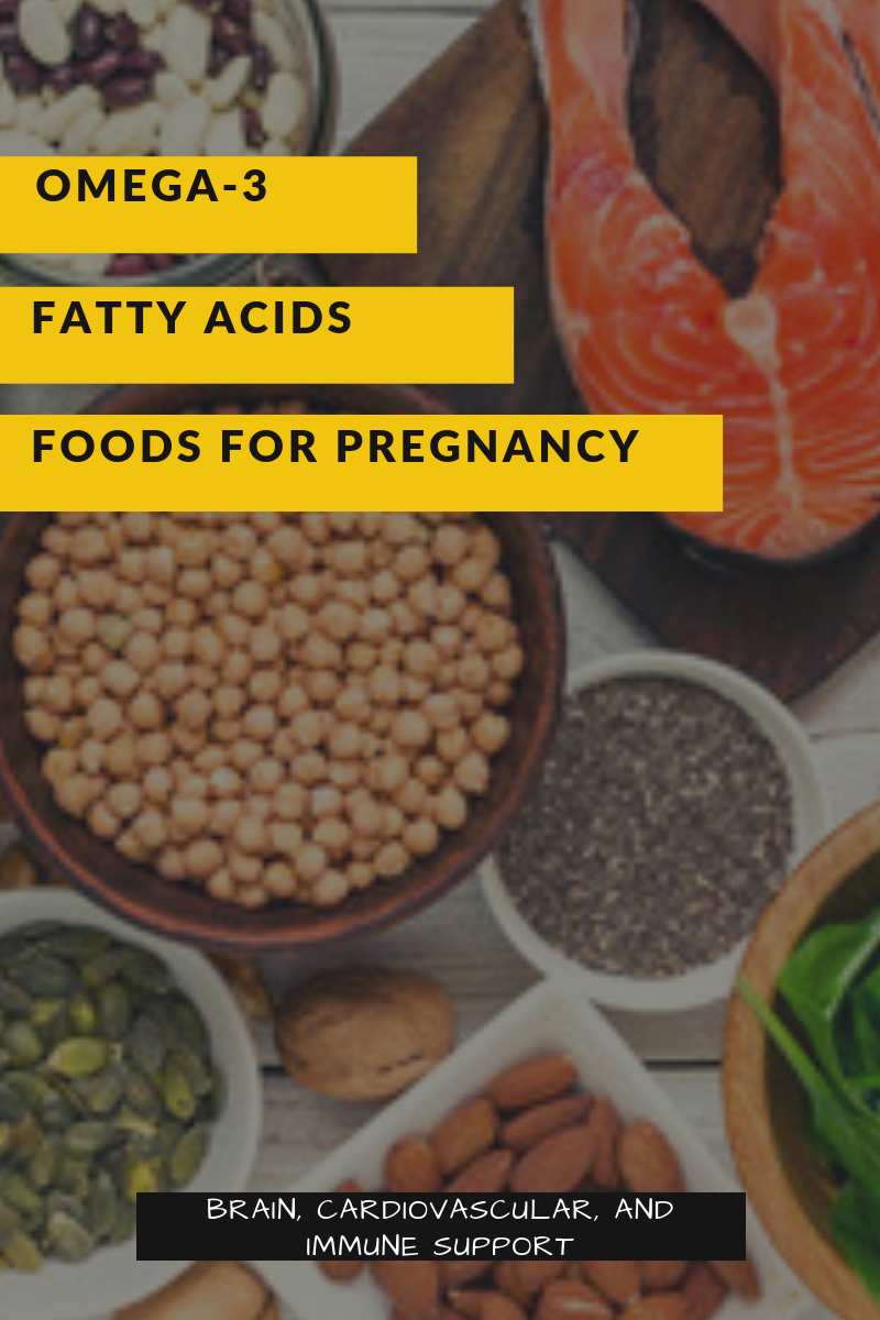 Aliments oméga-3 acides gras pour la grossesse