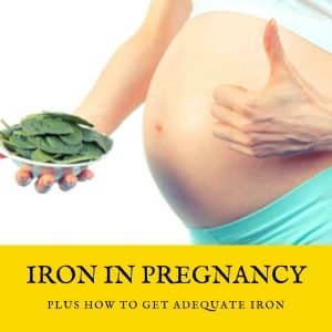 怀孕期间的铁