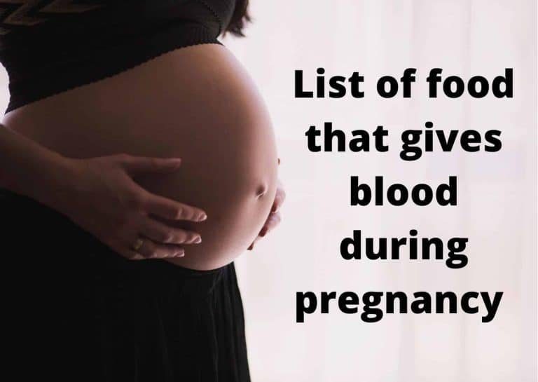 food that gives blood during pregnancy