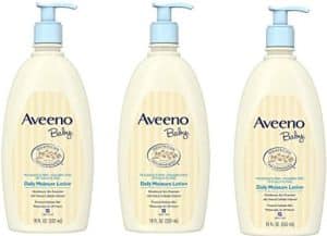 10 effective baby whitening lotions in Nigeria: Aveeno Baby Lotion - Bornfertilelady