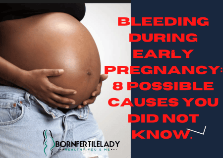 Bleeding during early pregnancy:8 possible causes you did not know.  1