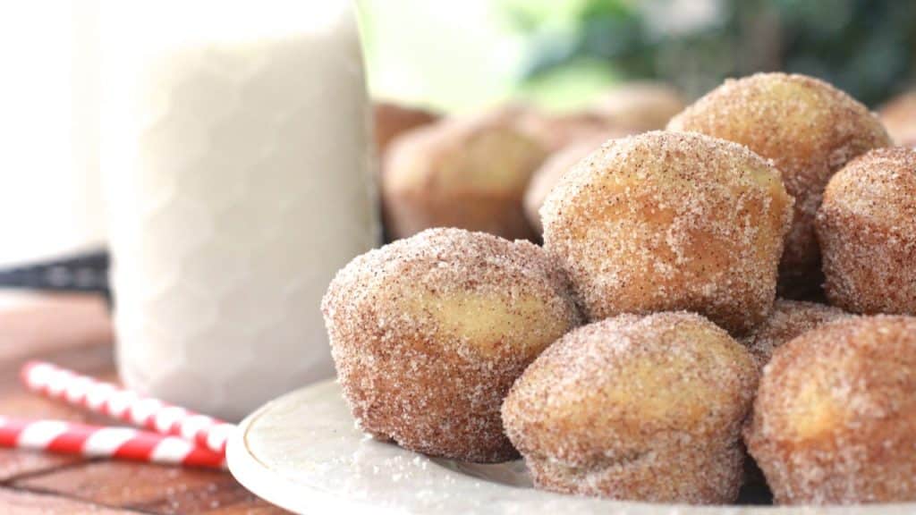 mini cinnamon sugar donut muffins - Bornfertilelady