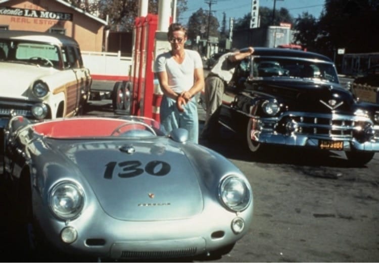 James Dean at a Gas Station few hours before the crash