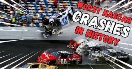 Realistic NASCAR racing crashes